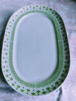 Retró alföldi porcelán virág mintás süteményes tál