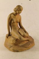 Antik art deco terrakotta akt szobor 592