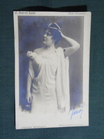 Képeslap,Z. Bárdi Gabi színésznő, 1905-