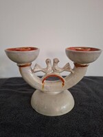 Art Deco Kerámia Gyertyatartó