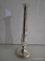 VÁZA - ALKUKÉPES - EZÜSTÖZÖTT - JELZETT - ANGOL - TÖMÖR  - 19 x 7 cm - HIBÁTLAN