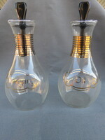 Régi Vintage Design Amerikai Pyrex  Asztali Olaj-Ecet  Üveg '70-es Évek