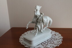 Ó-Herendi lovas figura csikóssal