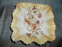 Corona Ware Stoke-on-Trent Englan antik angol kézzel festett kínálótál