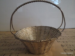 KOSÁR - ALKUKÉPES -  EZÜSTÖZÖTT - 11 x 4,5 cm + fül 7 cm - NÉMET - HIBÁTLAN