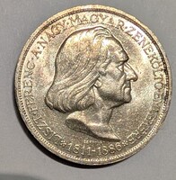 1936-os Liszt Ferenc ezüst 2 pengő