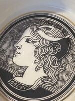 SZÁSZ ENDRE HOLLÓHÁZI PORCELÁN HAMUTARTÓ