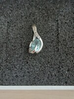 18k fehérarany medál