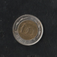 100 Forint 2002 Kossuth hátlappal.