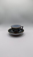 Herendi Siang Noir kávés pohár és alj