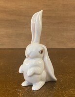 HERENDI PORCELÁN NYUSZI, NYÚL SZOBOR 10.4 CM
