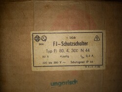 Régi soha nem használt 80A fi relé dobozában