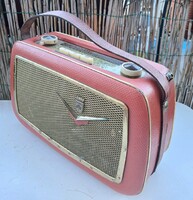 GRUNDIG TEDDY BOY TRANSISTOR,  csöves és tranzisztoros rádió,  régi retro,  1958