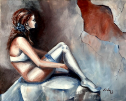 Elmerengve - olajfestmény -  40 x 50 cm