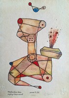 Ef Zámbó István (1950-): Mechanikus ikon sugárzó koporsóval (EBP)