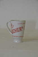 Retro likőrös porcelán pohár Becher's Liqueur A315