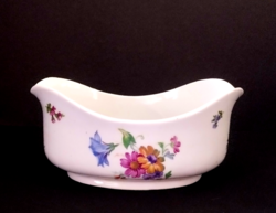 RÉGI  AQUINCUM, HÜTTL TIVADAR BUDAPEST JELZETT PORCELÁN,RÉGI GYÖNYÖRŰ SZÓSZOS TÁLALÓ