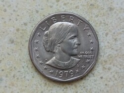 USA Susan B Anthony emlék 1 Dollár, Dollar, 1979 Denver. Ritka!! Amerikai Egyesült Államok