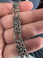 Antik ezüst karkötő