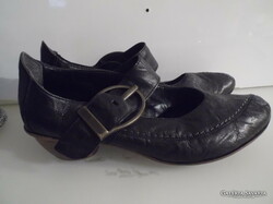 VINTAGE - CIPŐ - ALKUKÉPES -  RIEKER - BŐR - 40  méret - ÚJSZERŰ - HIBÁTLAN