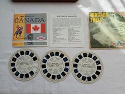 Dia kép korong viewmaster 04 - Canada Niagara Falls 1-2-3 egyben A655