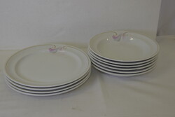 Hollóházi porcelán tányér készlet A322