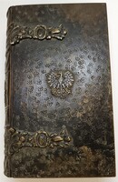 Antik Bronz Könyv Alakú Doboz / Láda Nemesi Monogrammal Lengyel Sassal!