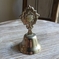 Szép régi acél csengő (9,2x5,2 cm)