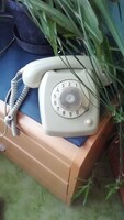 Retró tárcsás telefon műkodik