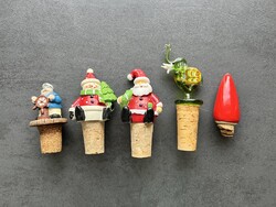 Különböző figurális üveg dugók, palack dugók