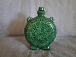 Mezőtúri  kulacs, 'Valódi kisüsti gyümölcspálinka' felirattal
