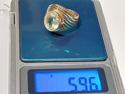 ANTIK 5,96 gramm 14 karátos régi jelzett ARANY GYŰRŰ AJÁNLATOT IS VÁROK!!