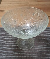 Gyümölcsös tál (talpas), bólés tál, kínáló