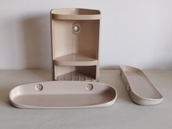 Vintage Német Muster design akril fürdőszoba polcok ALKUDHATÓ
