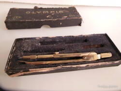 KÖRZŐ - ALKUKÉPES - SÁRGARÉZ - OLYMPIA - 12,5 x 1,8 cm - ANTIK - HIBÁTLAN