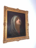AJÁNLATOKAT VÁROK!! Reneszánsz XVI-XVII. századi Madonna-festmény kerettel, hibátlan állapotban!