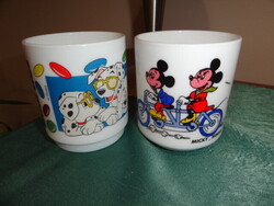 Disney mese bögre 101 kiskutya  smarties- Micky Minnie Pllutó