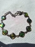 Páva kagyló karkötő