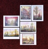 6-féle GROSS ARNOLD-képeslap egy csomagban * több sorozat is vásárolható