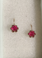 Orosz aranyozott ezüst fülbevaló