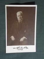 Képeslap,Osztrák Magyar hadsereg,katona levél,Paul von Hindenburg Német tábornok,1915