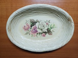 Vintage rózsás olasz szappantartó