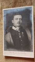 1912 HABSBURG KÁROLY FERENC JÓZSEF FŐHERCEG KÉSŐBB IV. KÁROLY KIRÁLY KORABELI EREDETI FOTÓ LAP