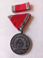 Önkéntes tűzoltó szolgálatáért. X éves. 1958