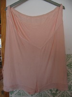 Rózsaszín habselyem száras bugyi