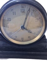 Art deco vintage ritka bakelit asztali óra 24 órás számlappal