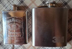 Retro acél italos flaskák