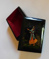 Orosz  vintage lakk doboz a szovjet időkből
