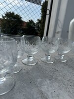 Ajka kristály pohár készlet hibátlan