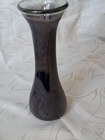 Üveg váza,  irizáló felülettel